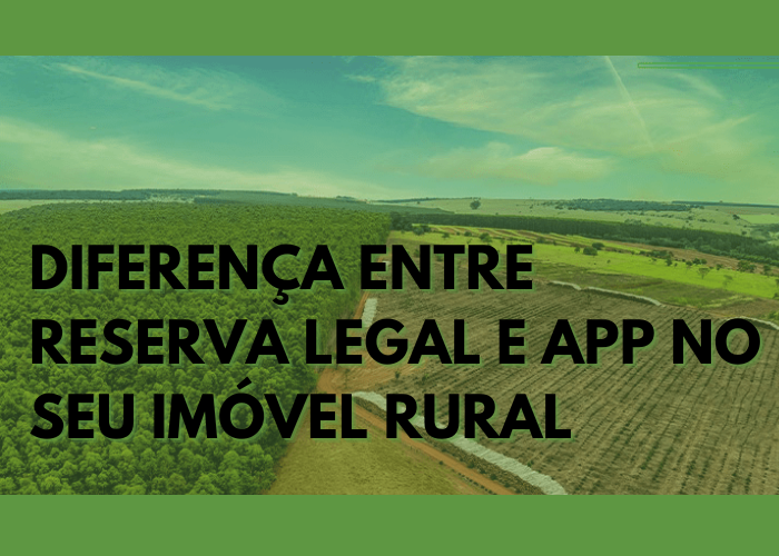 Entenda a diferença entre Reserva Legal e APP dentro do seu imóvel rural