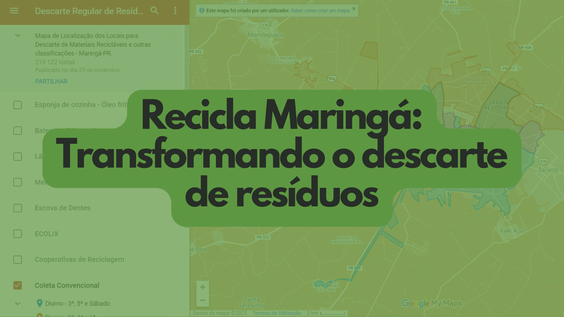 Recicla Maringá: Transformando o Descarte de Resíduos