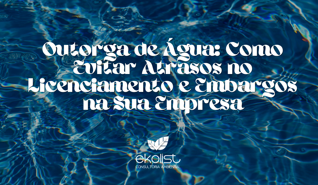 Outorga de Água